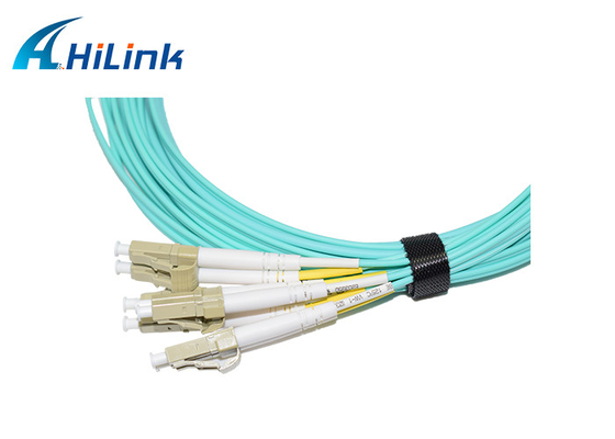 40G QSFP+ To 8x LC Connectors Active Optic Cable 5M AOC VCSEL Array