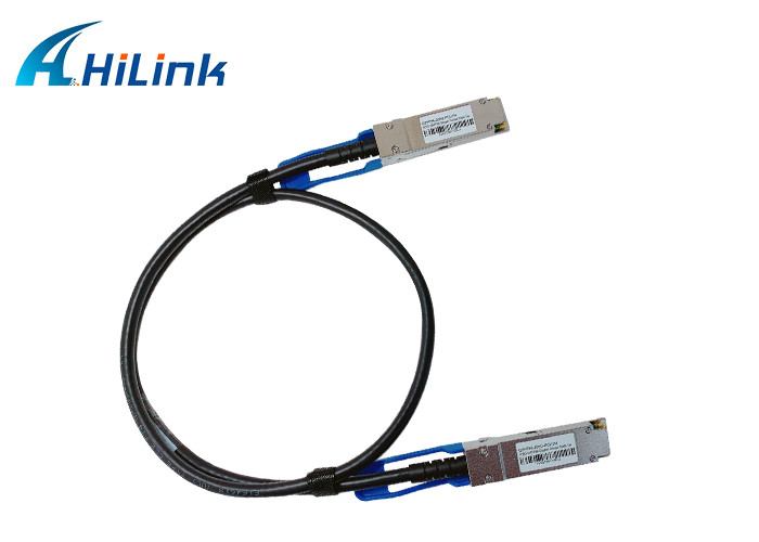 QSFP MSA Doğrudan Takılan Bakır Kablo 26AWG Pasif Twinax HILINK QSFP56-200G-PCU1M