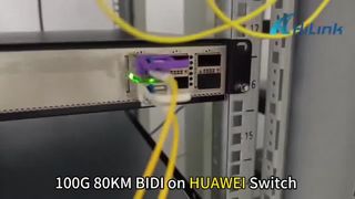 Arista ve Huawei Switch'te 100G BIDI 80KM 1280/1300nm