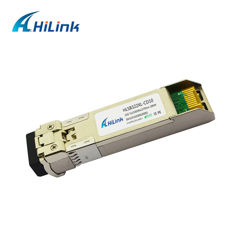 WDM 25G SFP Alıcı-Verici 1270nm 1330nm 10KM SMF SFP28 BIDI LR, DDM CDR'li