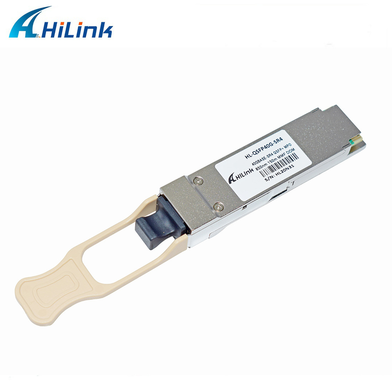 QSFP+ 40G SR4 MMF 850nm 100M OM3 150M OM4 MPO Konnektör Optik Alıcı-Vericiler