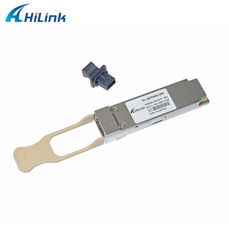 QSFP+ 40G SR4 MMF 850nm 100M OM3 150M OM4 MPO Konnektör Optik Alıcı-Vericiler