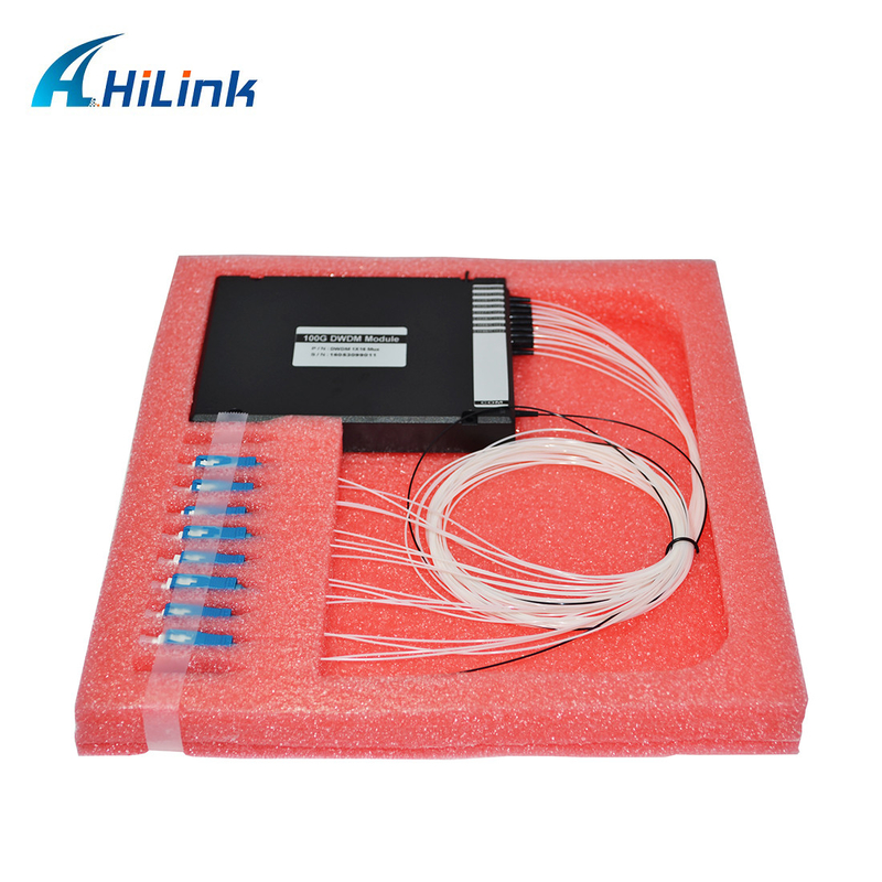 16 Kanal DWDM MUX DEMUX C Bandı CH25-CH40 Tek Fiber LC UPC Konektörü
