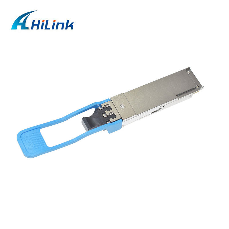 100G QSFP28 Optik Alıcı Modülü LR4 1310nm 25KM 4 Kanal LAN WDM Çift LC 25KM Ethernet