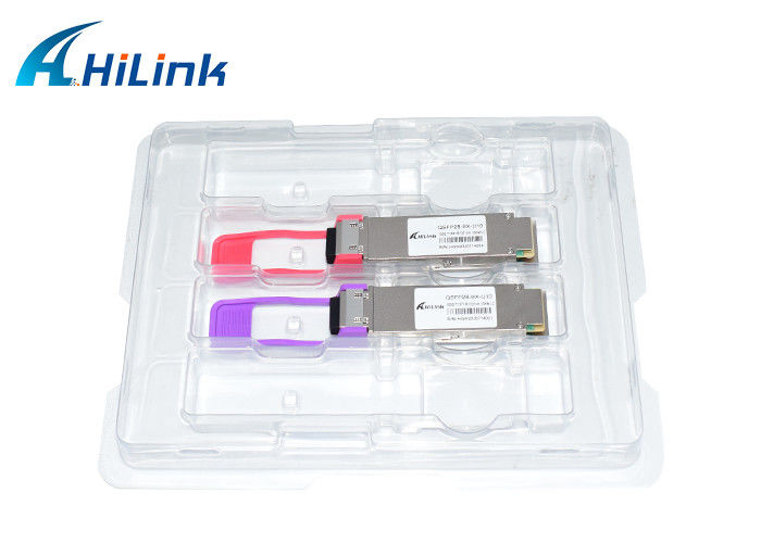 QSFP28 100G BIDI 10KM Optik Alıcı-Verici SMF Simplex LC Konnektör DDM 1271/1331