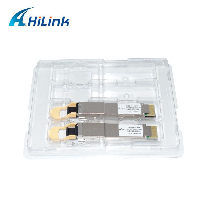 400GBASE-SR8 QSFP-DD Optik Alıcı Modülü PAM4 850nm 100m DOM MTP/MPO-16 APC MMF