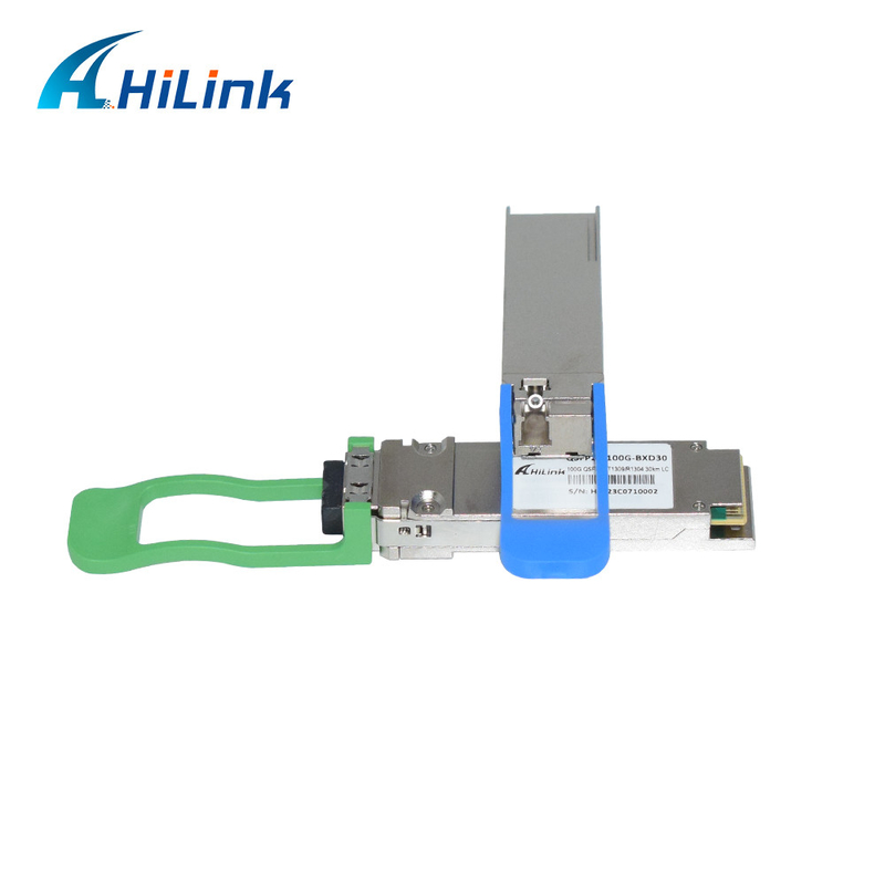 100G QSFP28 Alıcı Modülü BIDI 40KM 1304/1309nm EML+APD QSFP28-BX-D40 Alıcı
