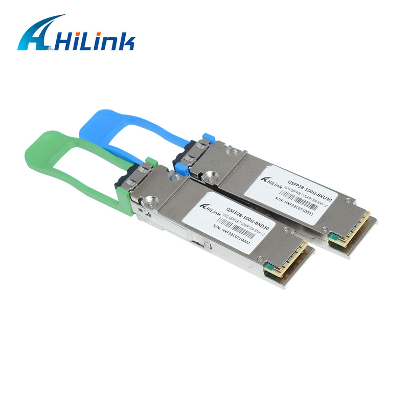 100GBASE-ER BIDI 40KM Simplex LC 1304/1309nm EML+APD QSFP28-BX-D40 Alıcı