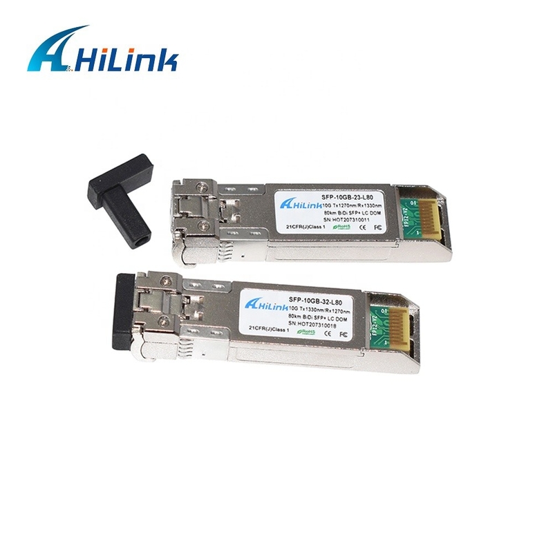 10GBASE BIDI 1490/1550nm SFP+ 10G Ethernet Fiber Optical Transceiver Tek SFP+ BIDI 10G 80KM