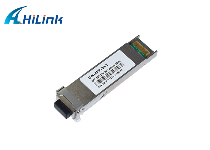 Uyumlu Cisco 10G XFP Alıcı, XFP 10G ZR 1550nm 80km ayarlanabilir LC bağlantısı ile