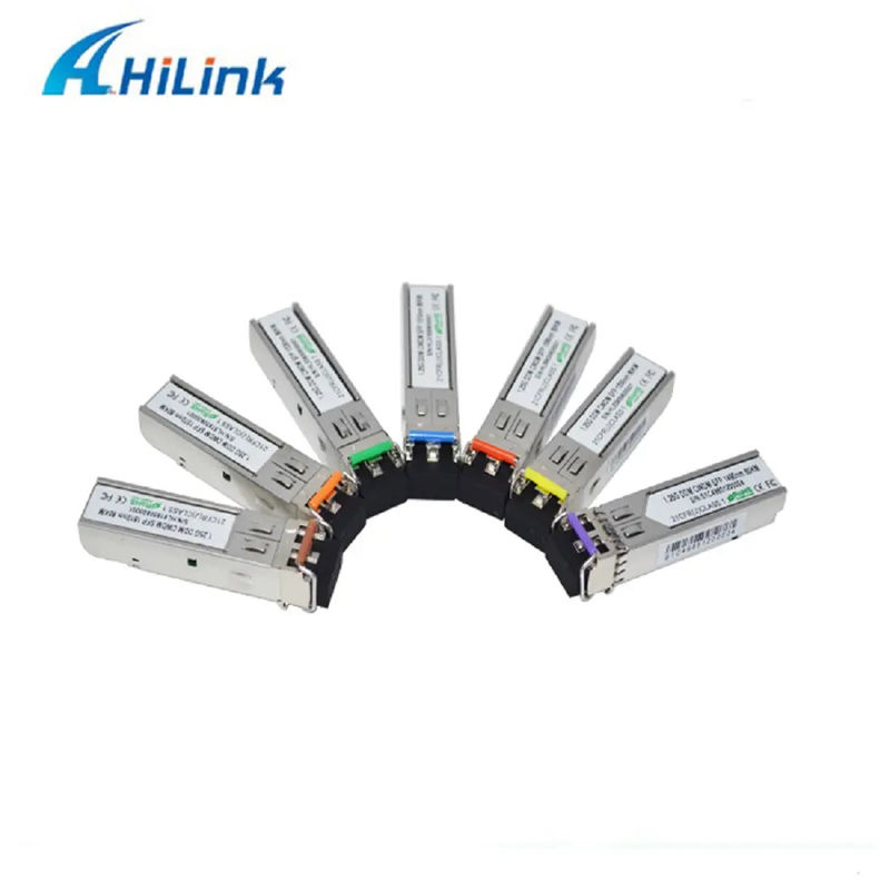 1.25G CWDM 120KM CWDM-SFP Alıcı 1570nm CWDM Renk Optikleri 1000BASE DOM LC SMF