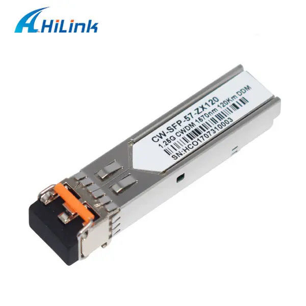 1.25G CWDM 120KM CWDM-SFP Alıcı 1570nm CWDM Renk Optikleri 1000BASE DOM LC SMF