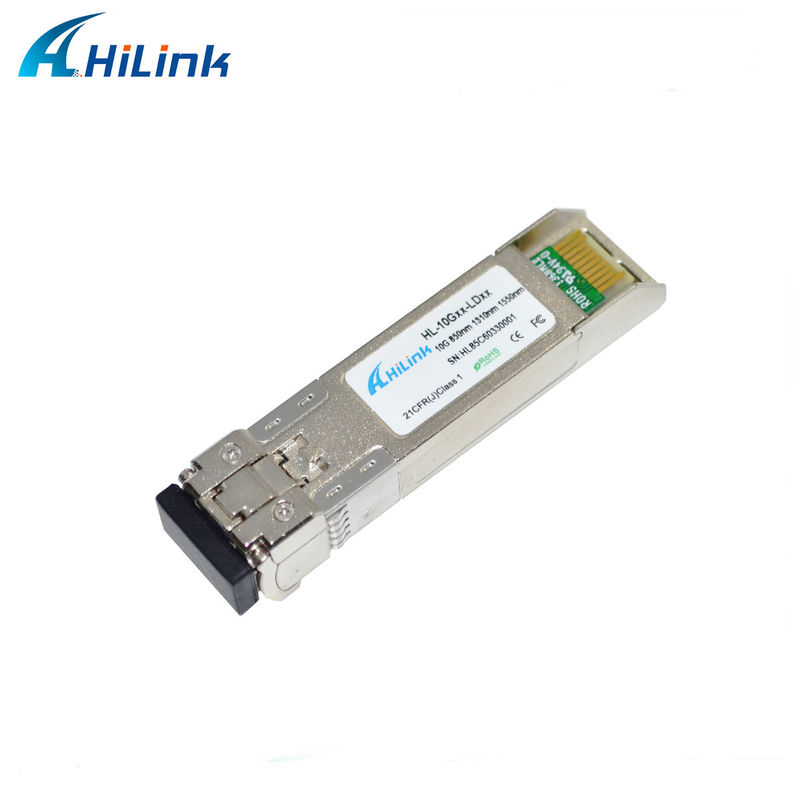 SFP+ 10Gig Ethernet Modülü 10G SR 850nm 300M LC Duplex DDM Fiber Optic Transceiver 4G Ağı WDM Fonksiyonu FTTH SFP-10G-SR için
