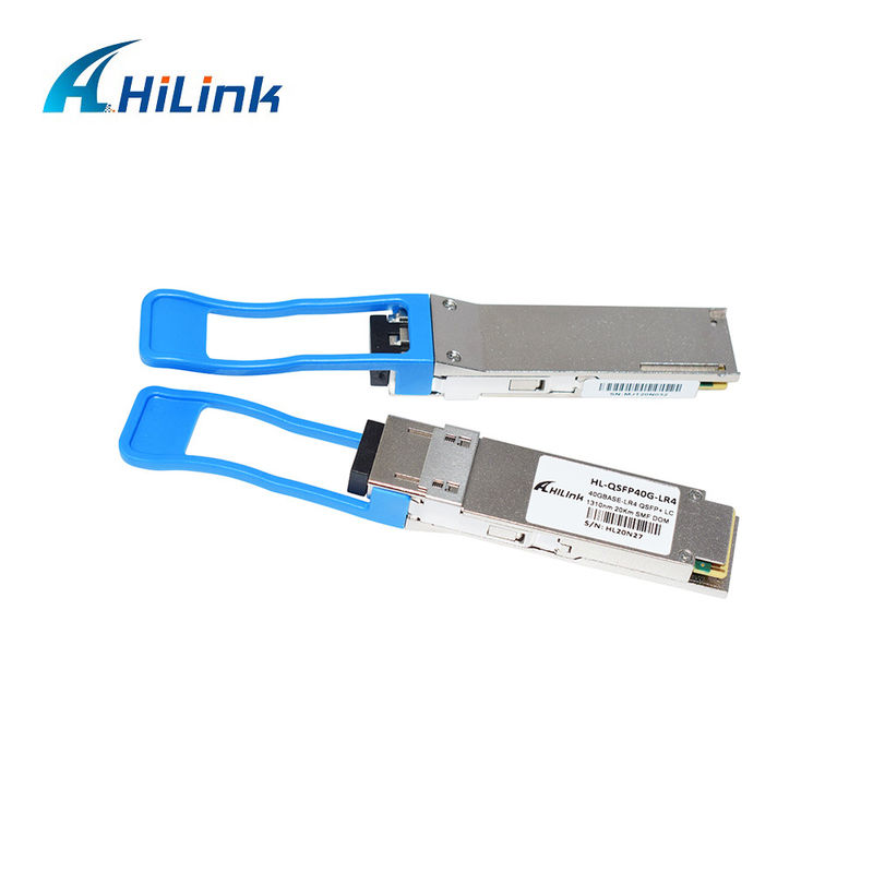 Yüksek Kaliteli QSFP-40G-LR4 20KM Çift LC QSFP+ PSM4 LR4 Optik Alıcı Modülü