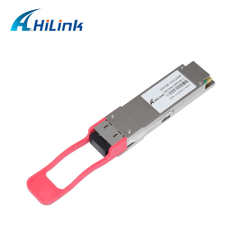 QSFP+ 40G LC 30KM 40G ER4 Optik Alıcı Modülü Telekom Kullanımı için LWDM Dalga Uzunluğu 30KM mesafe