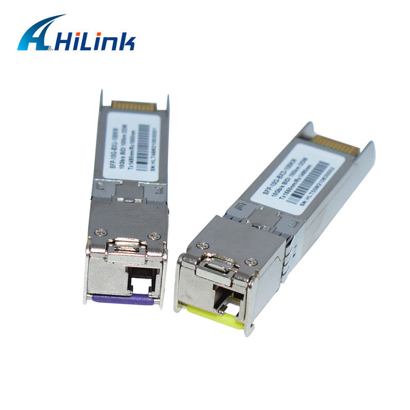 10g SFP+ Bidi 100km TX1490NM/RX1550NM LC Fiber Optik Alıcı-İletici SFP-10G-BX-100KM
