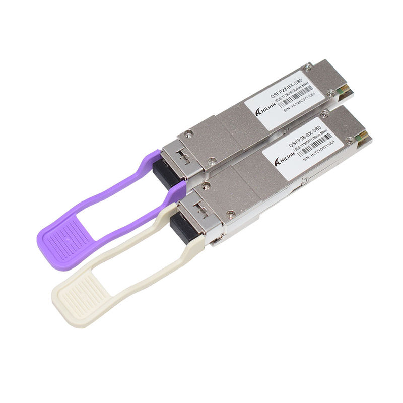 QSFP28 BIDI 100G ZR QSFP28 80km 1280/1300nm 100GBASE-BX80 QSFP28 Modülü 80km LC