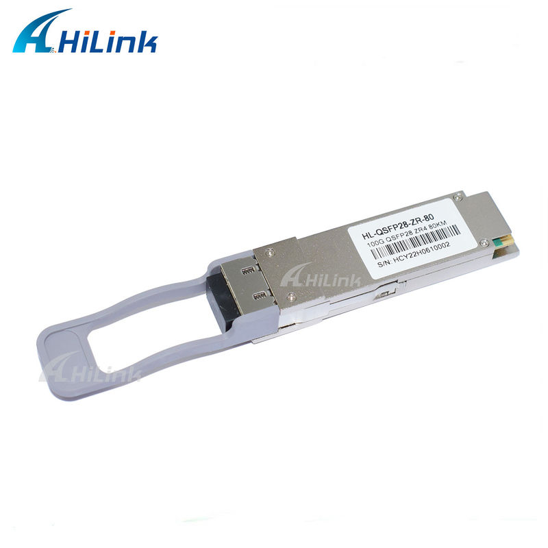 QSFP28 ZR4 80KM LWDM4 1295-1304NM LC Bağlantısı SOA+Pin Fiber Optic Transceiver İyi Fiyatlı İletişim ve Ağ Ürünü