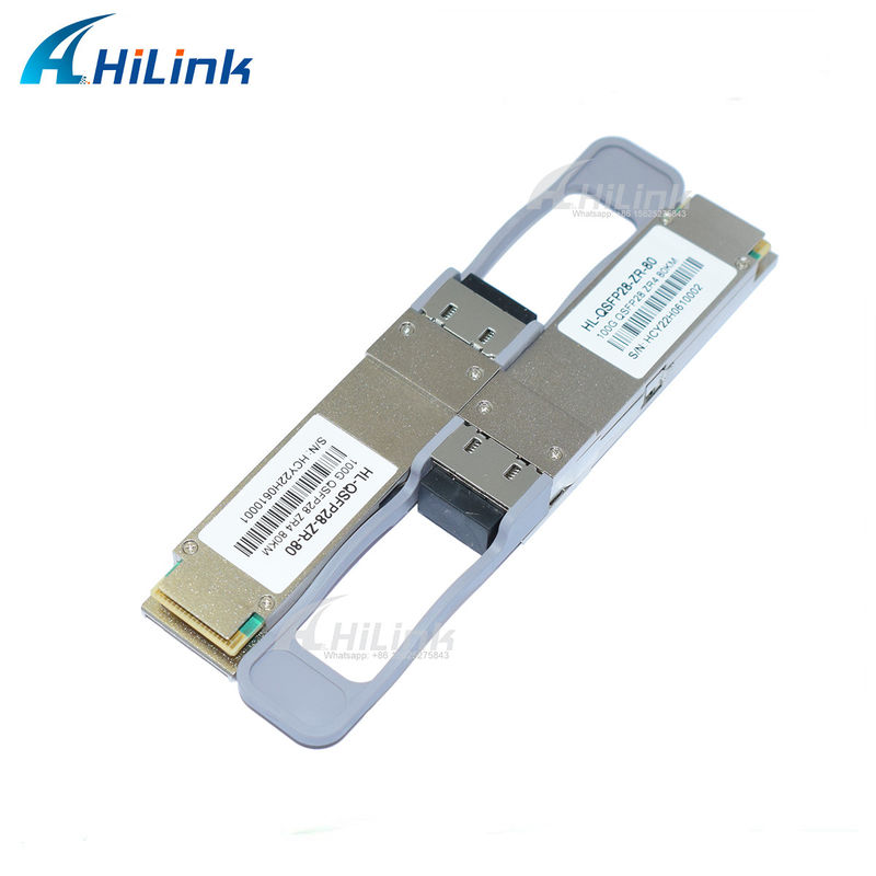QSFP28 ZR4 80KM LWDM4 1295-1304NM LC Bağlantısı SOA+Pin Fiber Optic Transceiver İyi Fiyatlı İletişim ve Ağ Ürünü