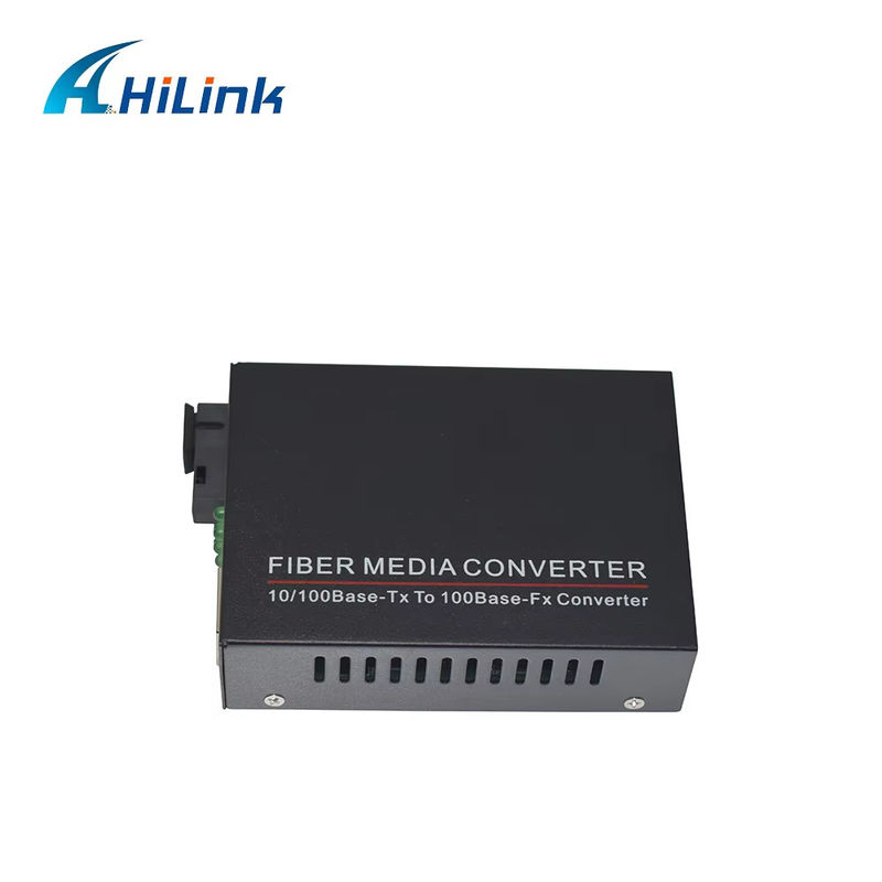 BIDI WDM Tek Fiber Optik Medya Dönüştürücü 10/100M 1310/1550nm 20km SFP Optik Ekipman