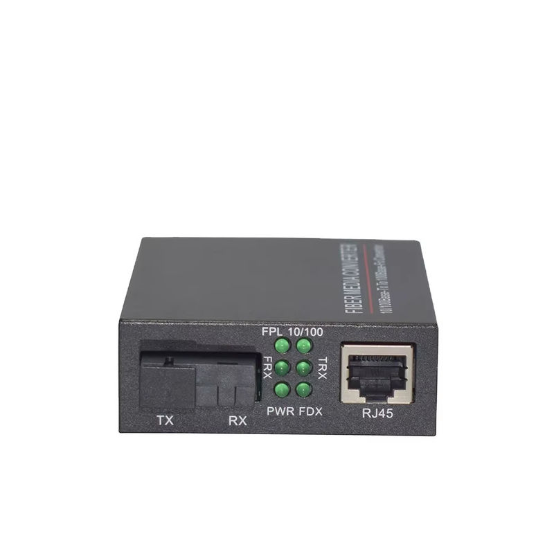 BIDI WDM Tek Fiber Optik Medya Dönüştürücü 10/100M 1310/1550nm 20km SFP Optik Ekipman