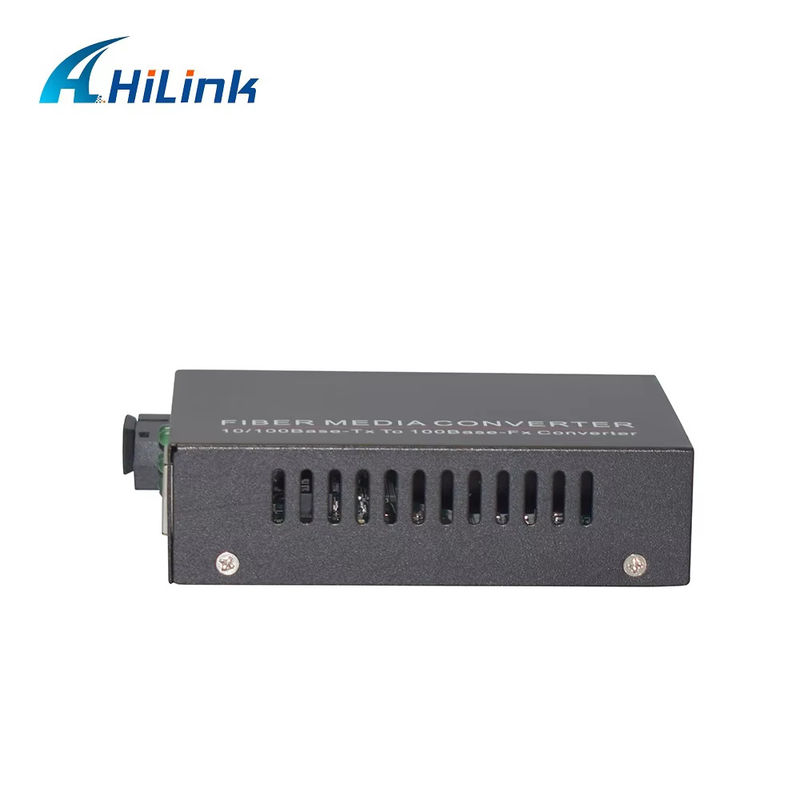 BIDI WDM Tek Fiber Optik Medya Dönüştürücü 10/100M 1310/1550nm 20km SFP Optik Ekipman