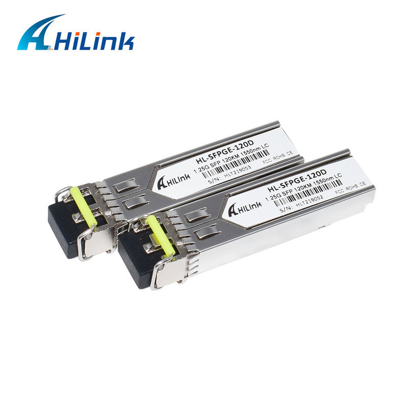 HL-SFPGE-120D HILINK 1.25G SFP Uzun mesafe 120km 1550nm LC Bağlantısı DDM GBIC Modülü