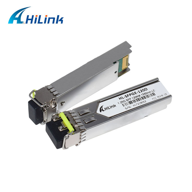 HL-SFPGE-120D HILINK 1.25G SFP Uzun mesafe 120km 1550nm LC Bağlantısı DDM GBIC Modülü