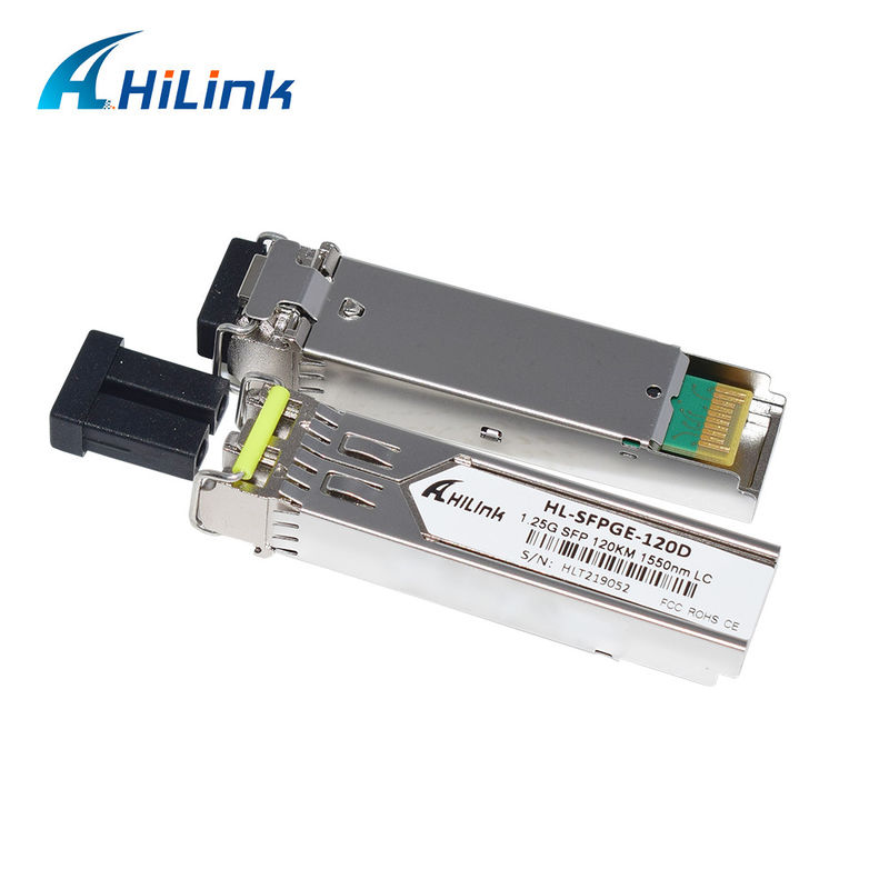 HL-SFPGE-120D HILINK 1.25G SFP Uzun mesafe 120km 1550nm LC Bağlantısı DDM GBIC Modülü