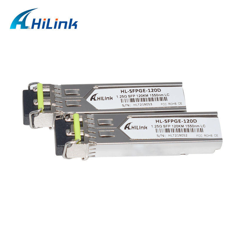 HL-SFPGE-120D HILINK 1.25G SFP Uzun mesafe 120km 1550nm LC Bağlantısı DDM GBIC Modülü