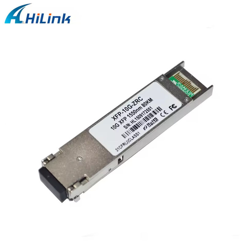 3 Yıllık Garanti 10G-XFP-ZR-80km Hilink 10Gb/s 1550nm 80km Duplex Fiber SM XFP GBIC Alıcı Modülü