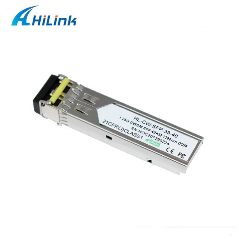 Çin Fabrikası 1000Base 1.25G SFP Çift LC Bağlantısı CWDM 40KM LC 1270-1610nm Optik Alıcı Fiber Optik Ekipman