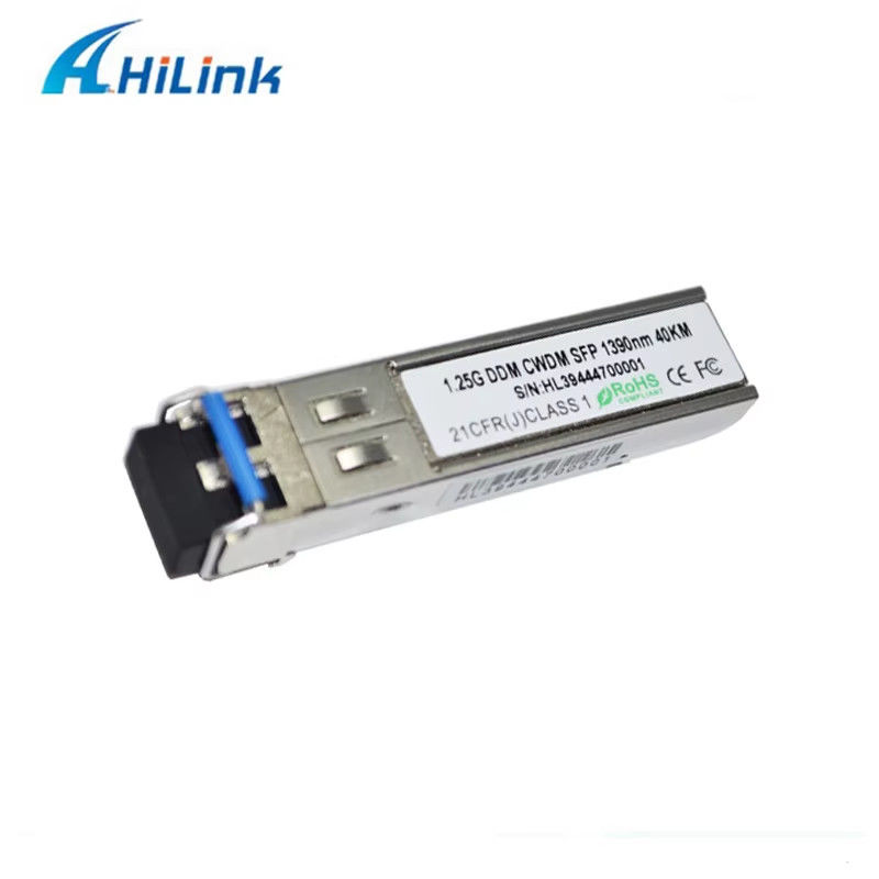 Çin Fabrikası 1000Base 1.25G SFP Çift LC Bağlantısı CWDM 40KM LC 1270-1610nm Optik Alıcı Fiber Optik Ekipman