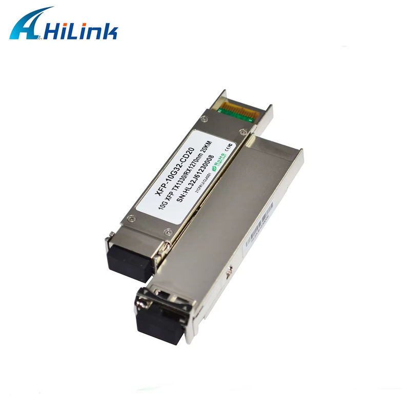 Yüksek Kaliteli 10Gbps XFP İki Yönlü Alıcı Modülü, Fiber Optic Equipment için 1270/1330nm LC Bağlantısı ile 20km Erişim