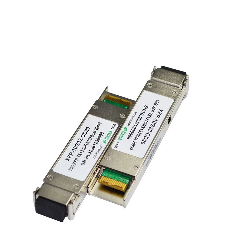 Yüksek Kaliteli 10Gbps XFP İki Yönlü Alıcı Modülü, Fiber Optic Equipment için 1270/1330nm LC Bağlantısı ile 20km Erişim