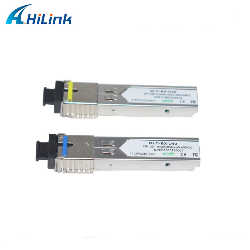 Hilink 1.25G SFP BIDI 40KM 1310/1490 ((1550nm) LC / SC Bağlantı Fiber Optic Modülü