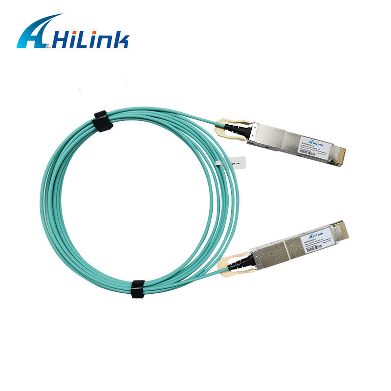 400G QSFP DD Aktif Optik Kablo 8x26.5625GBd ((PAM4) Elektriksel Arayüz DDM 3M MMF Kablo
