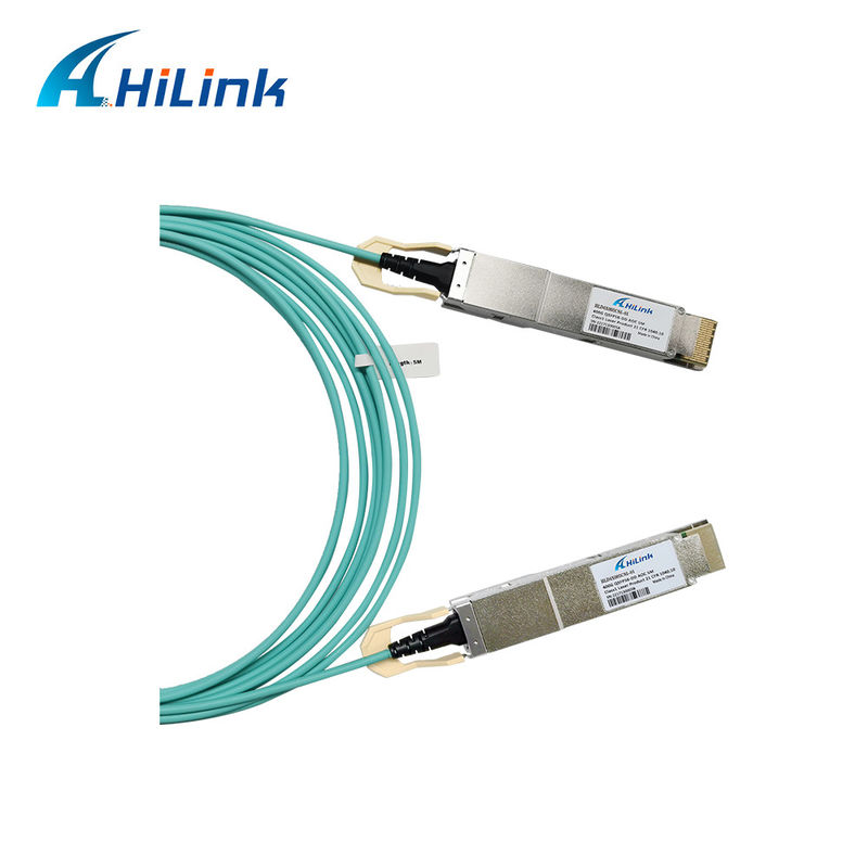 400G QSFP DD Aktif Optik Kablo 8x26.5625GBd ((PAM4) Elektriksel Arayüz DDM 3M MMF Kablo