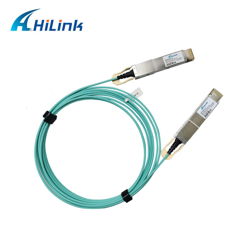 400G QSFP DD Aktif Optik Kablo 8x26.5625GBd ((PAM4) Elektriksel Arayüz DDM 3M MMF Kablo