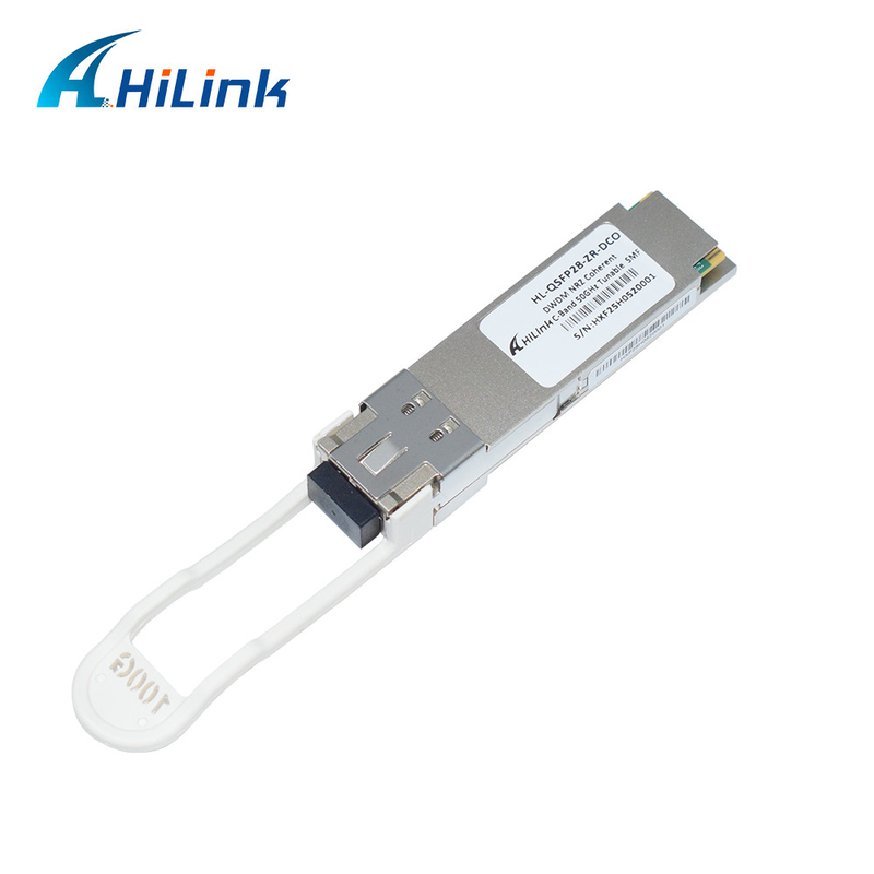 100G ZR QSFP28 DCO 120KM C bant ayarlanabilir dijital tutarlı optik alıcı DOM LC