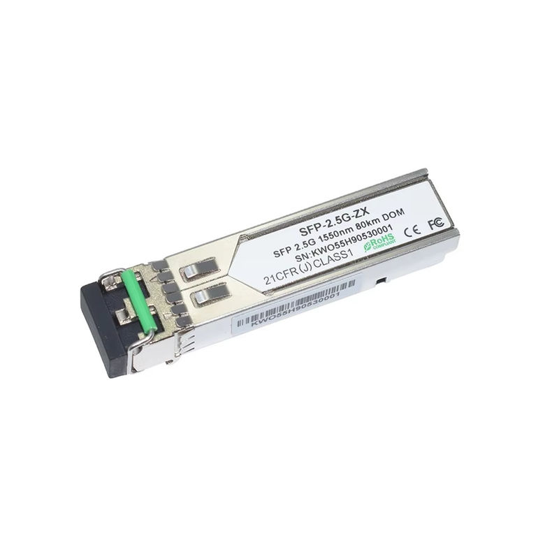 Profesyonel Fabrika 2.5G SFP 80KM 1550nm LC Bağlantısı Fiber Optic Modülü
