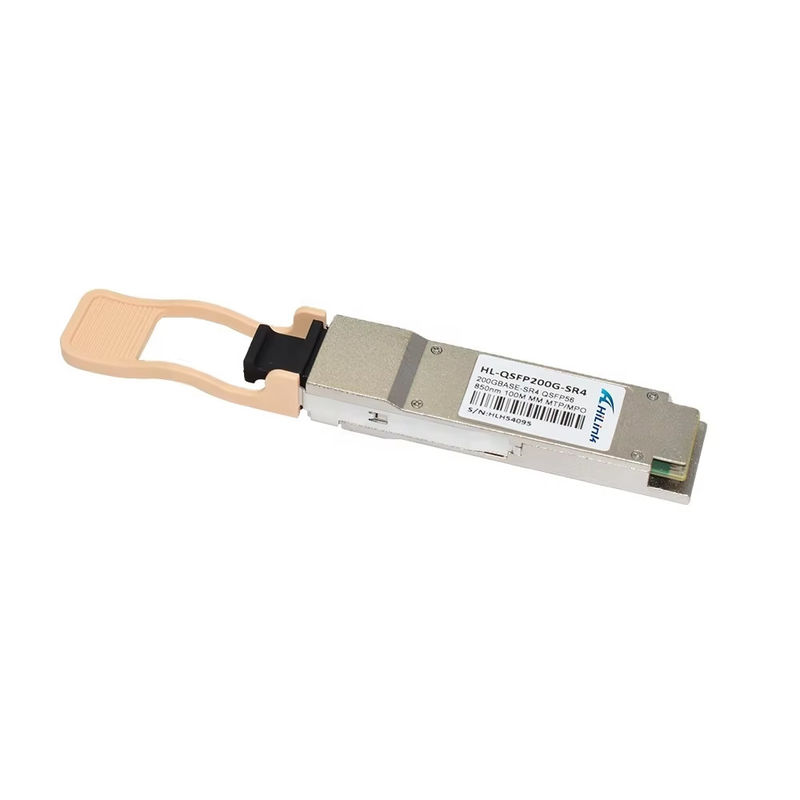 Yeni Trend 200G Temel QSFP56 SR4 850NM 100M Erişim MultiMode MPO Bağlantısı Fiber Optic Modülü