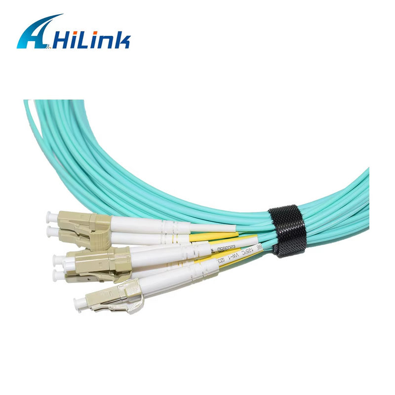 40G QSFP+ To 8xLC AOC 3M Breakout Çok Kısa Mesafeler İçin Aktif Optik Kablo
