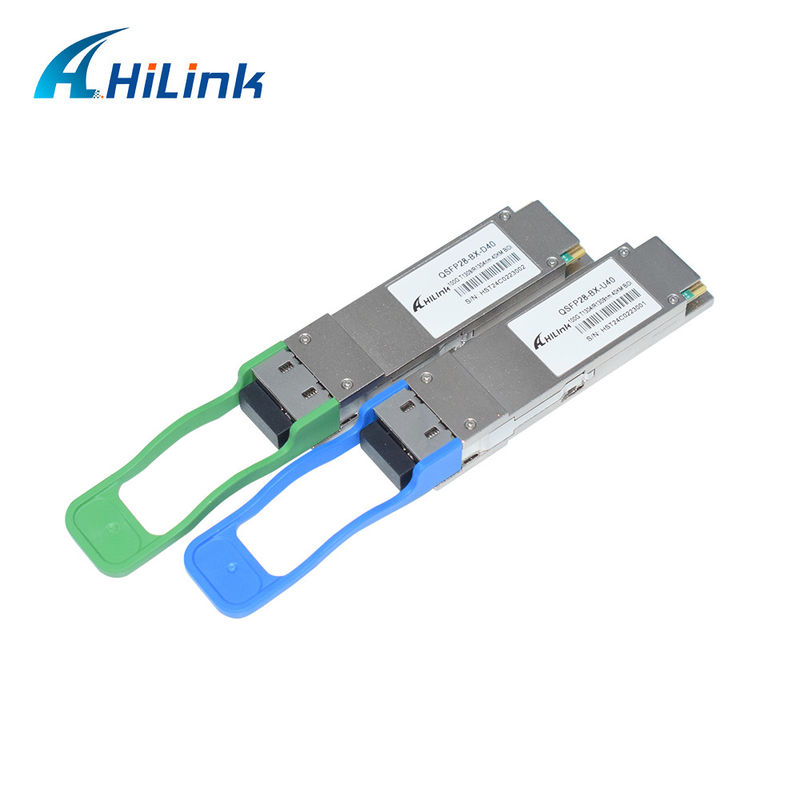 100G QSFP28 BIDI Optik Alıcı 40KM 100G-ER1-40 MSA EML lazer APD alıcısı 1309.14nm/1304.58nm