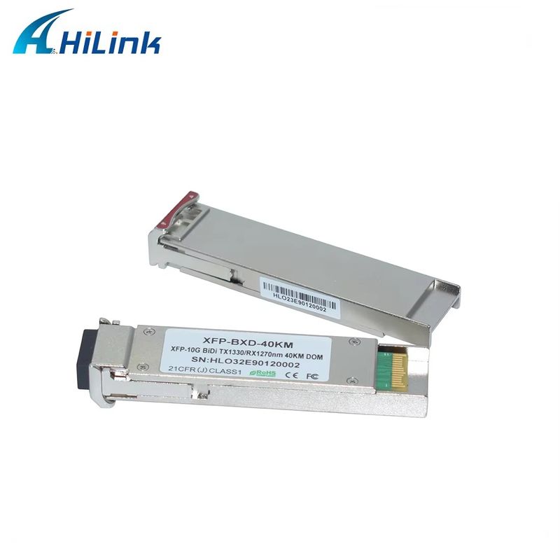 Yüksek Kaliteli 10G Ethernet WDM BIDI ER 40KM 1270/1330 XFP Optik Modülü Fiber Optic Equipment