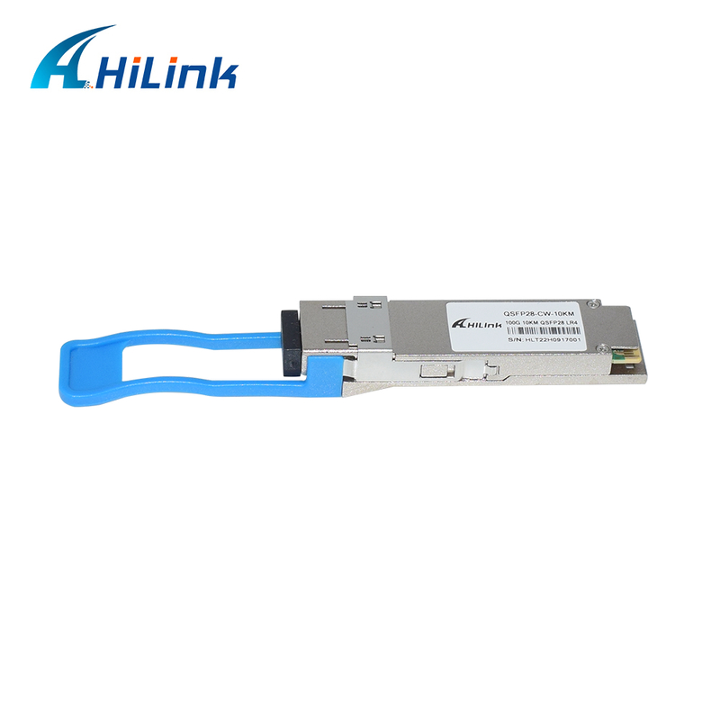 10KM Hot Pluggable 100Gb/s QSFP28 CWDM4 Optik Alıcı Modülü LAN WAN Ethernet Switches Router Uygulamaları için