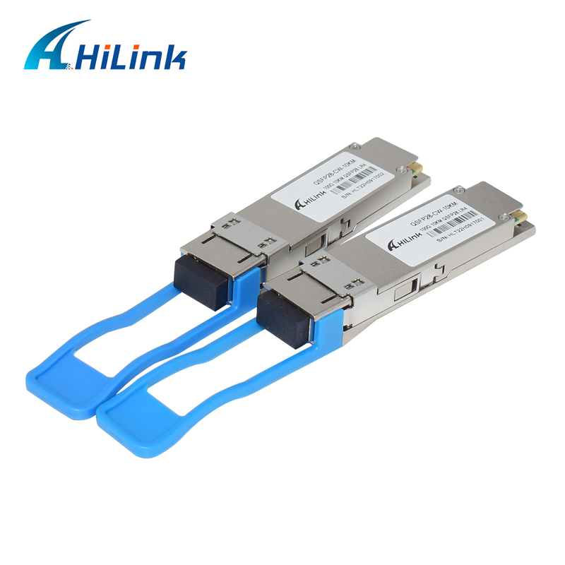 10KM Hot Pluggable 100Gb/s QSFP28 CWDM4 Optik Alıcı Modülü LAN WAN Ethernet Switches Router Uygulamaları için