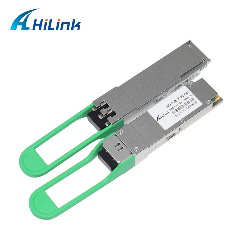 HL-QSFP28-100G-80 100Gb/s QSFP28 BiDi 80km Alıcı Sıcak Bağlanabilir Simplex LC Bağlantısı EML+PIN ile SOA Tek modlu DDM