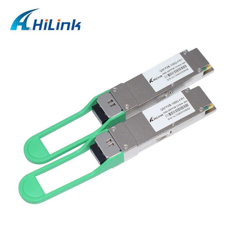 HL-QSFP28-100G-80 100Gb/s QSFP28 BiDi 80km Alıcı Sıcak Bağlanabilir Simplex LC Bağlantısı EML+PIN ile SOA Tek modlu DDM