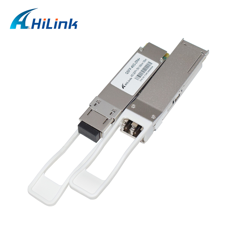 40Gb/s QSFP+ 100km Optik Alıcı-Verici Sıcak Takılabilir C Bandı EML APD Çift Yönlü LC Konnektör Tek Modlu DDM RoHS Uyumlu 40G Ethernet için